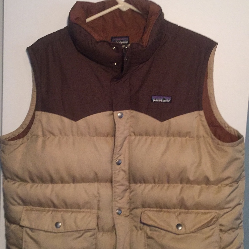 Patagonia Slingshot Vest Large tan/brown